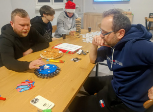 Wieczór gier planszowych.