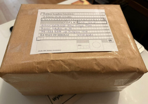 Paczka przygotowana do wysłania.